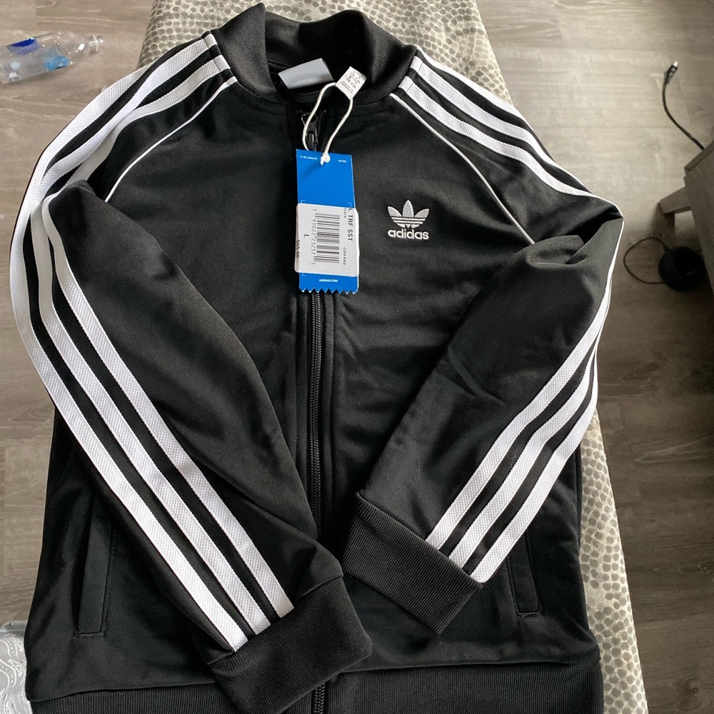 Adidas Three Striped Jacket- Boys NWT
